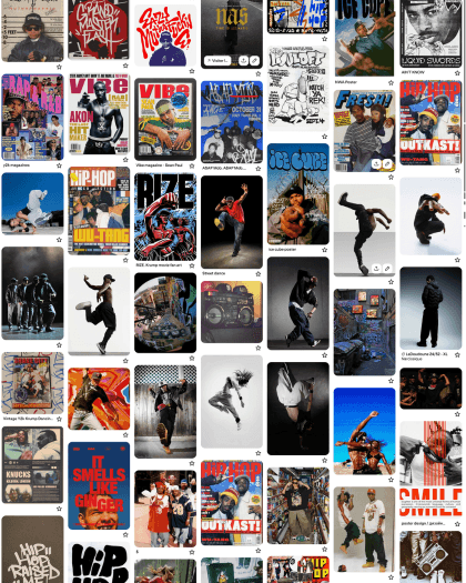 Pinterest board of Krump style images for inspiration